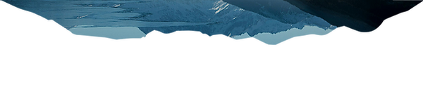 Decorative mountain range Lumen brand element