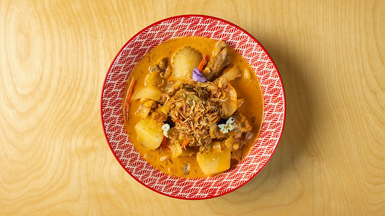 Massamun Curry pork ribs