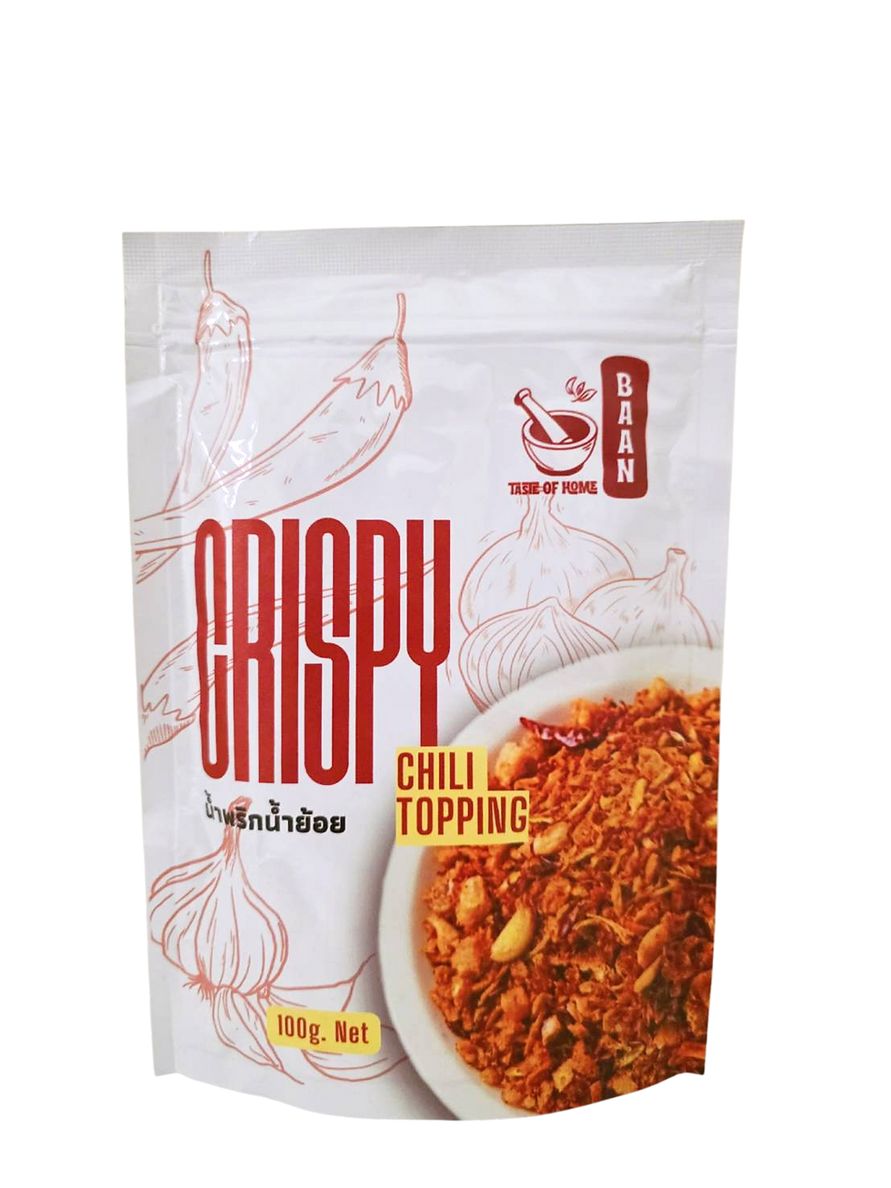 Bag of Thai crispy chili NZ topping