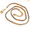 Miniature : collier doré brillant pierre fine geneve
