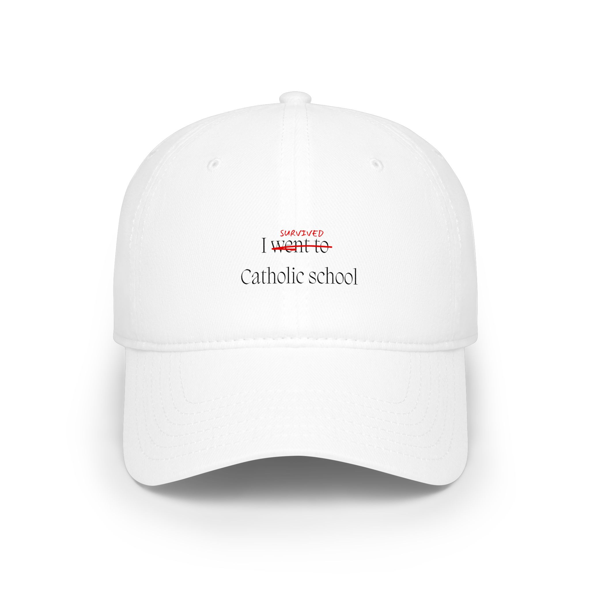 CATHOLIC SCHOOL SURVIVOR Baseball Cap