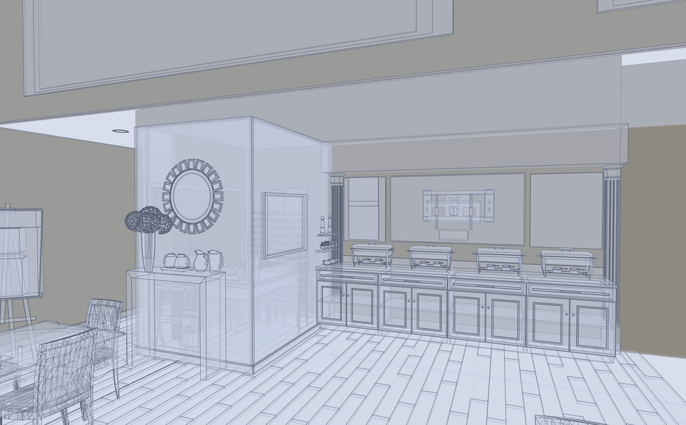 Restaurant Concept Rendering, Fairfield Harbour, NC