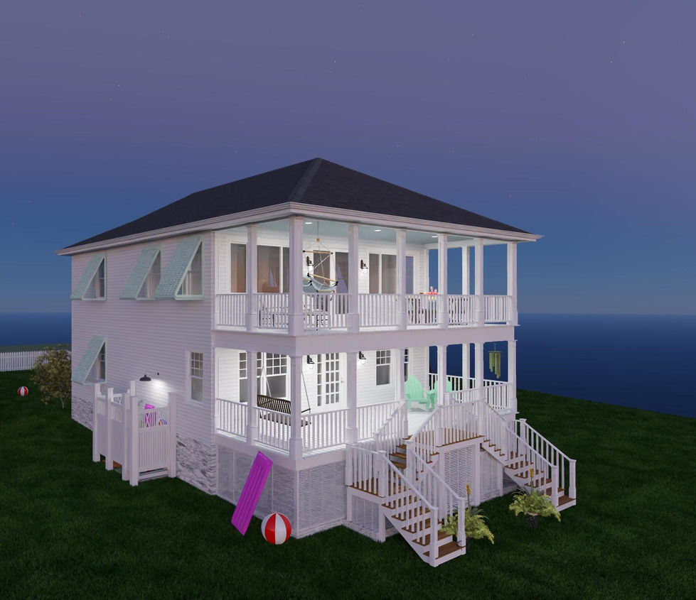 2nd Floor Addition Concept Rendering, Morehead City, NC