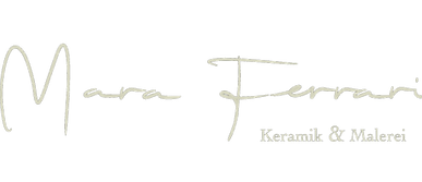 Logo: Mara Ferrari - Keramik & Malerei
