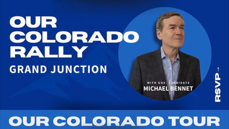Michael Bennet Our Colorado Rally in Grand Junction