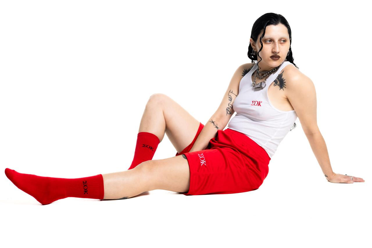 ΣΟΚ Shorts - Red