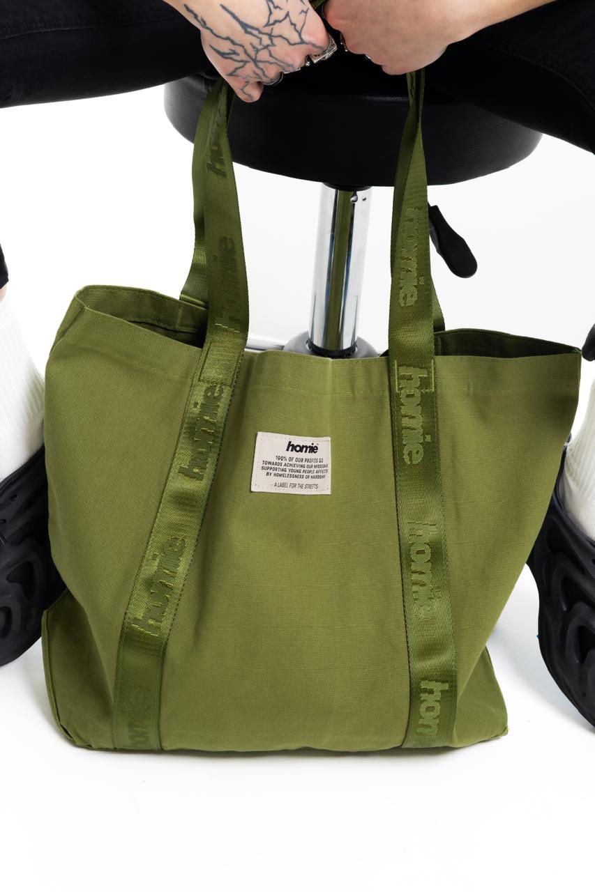 Thumbnail: Homie Tote Bag — Olive