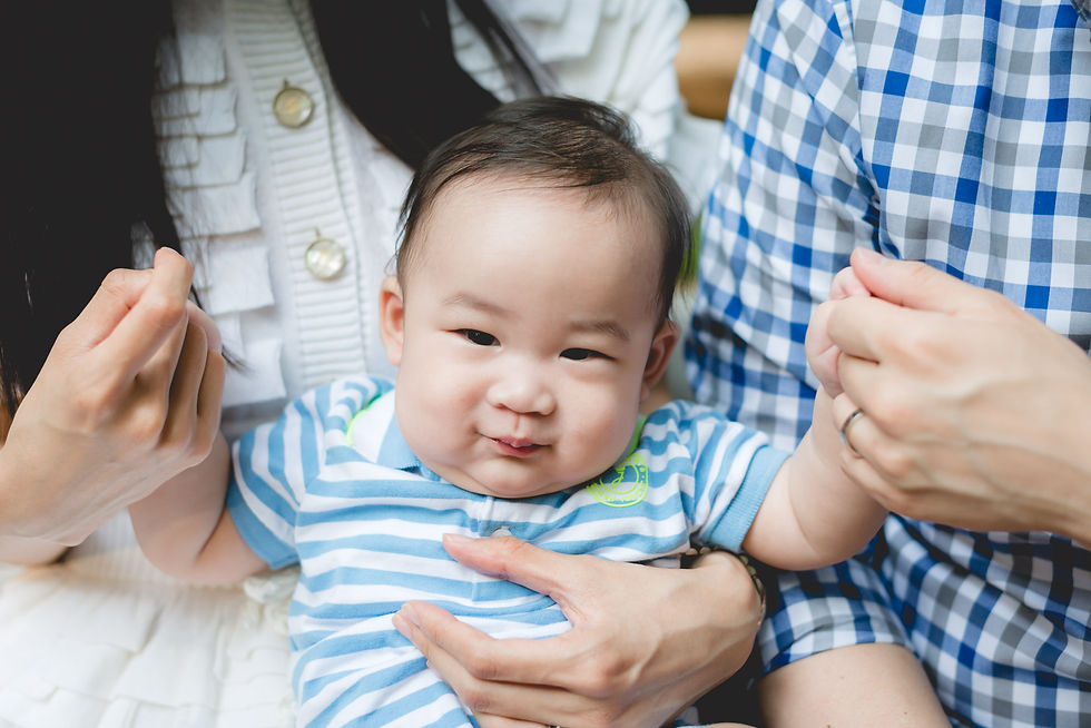 happy 4 month old boy