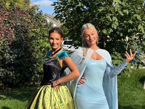 Elsa & Anna for Hire in Winnipeg & Manitoba