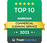 top ten commercial cleaners badge