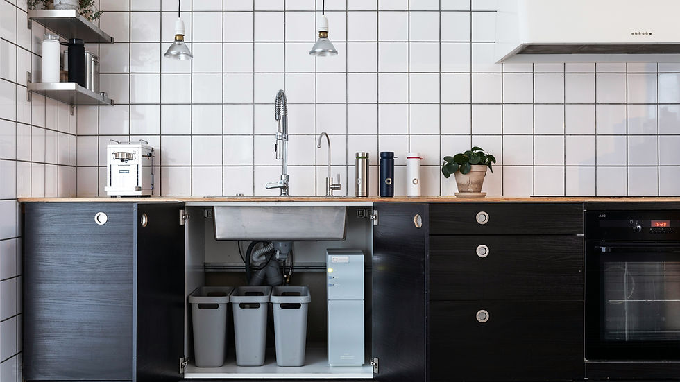 A shiny, clean kitchen with cleaned appliances