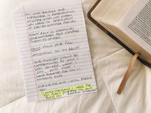 A Note From September