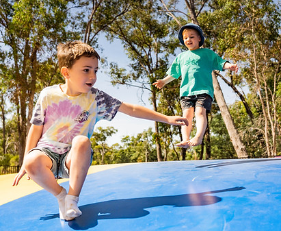 Jumping pillow. Fun for all ages