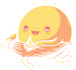 Swimming Sun