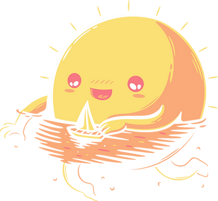 Swimming Sun