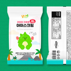 위더스푸드 냠냐미 크로롱 딸기소르베