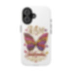 Thumbnail: I Am Transformation Tough Phone Case — Inspirational Butterfly Affirmation 