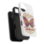 Thumbnail: I Am Transformation Tough Phone Case — Inspirational Butterfly Affirmation 