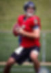 Joe Flacco of the Baltimore Ravens in training...