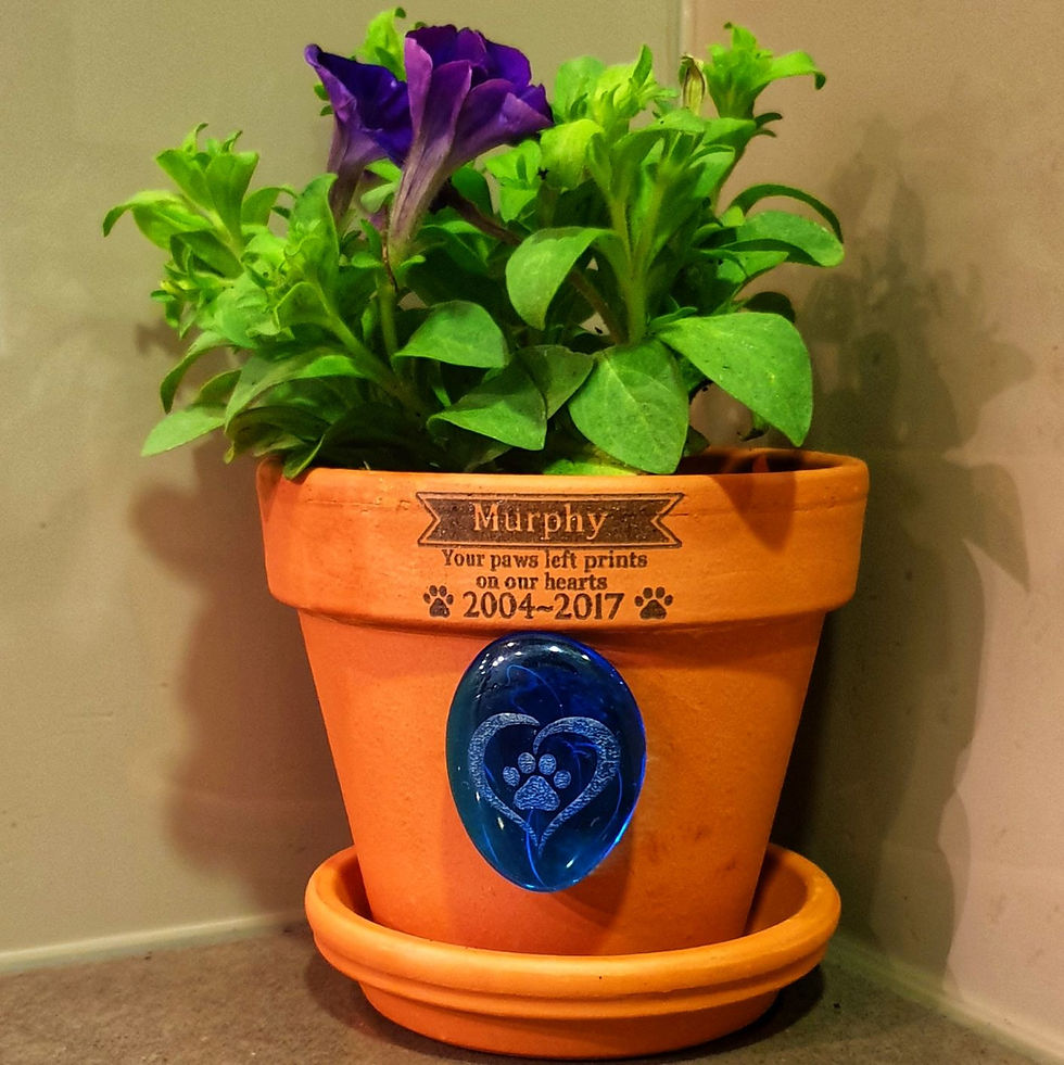 Pet Memorial Pot Custom Memorial Pet Pot 1 creationsbycrispy