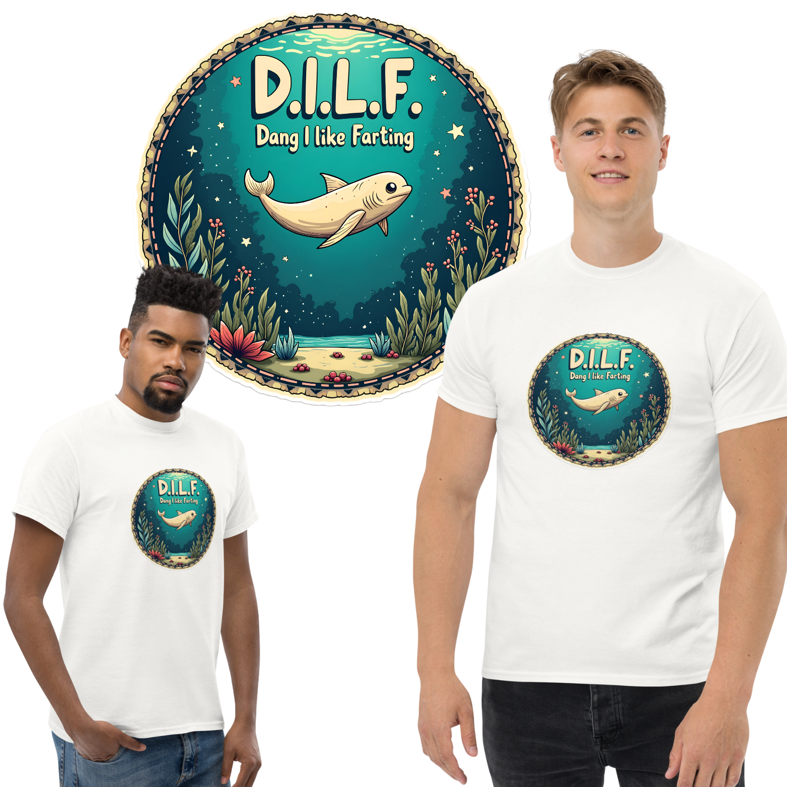 DILF - Dang I Like Farting T-shirt