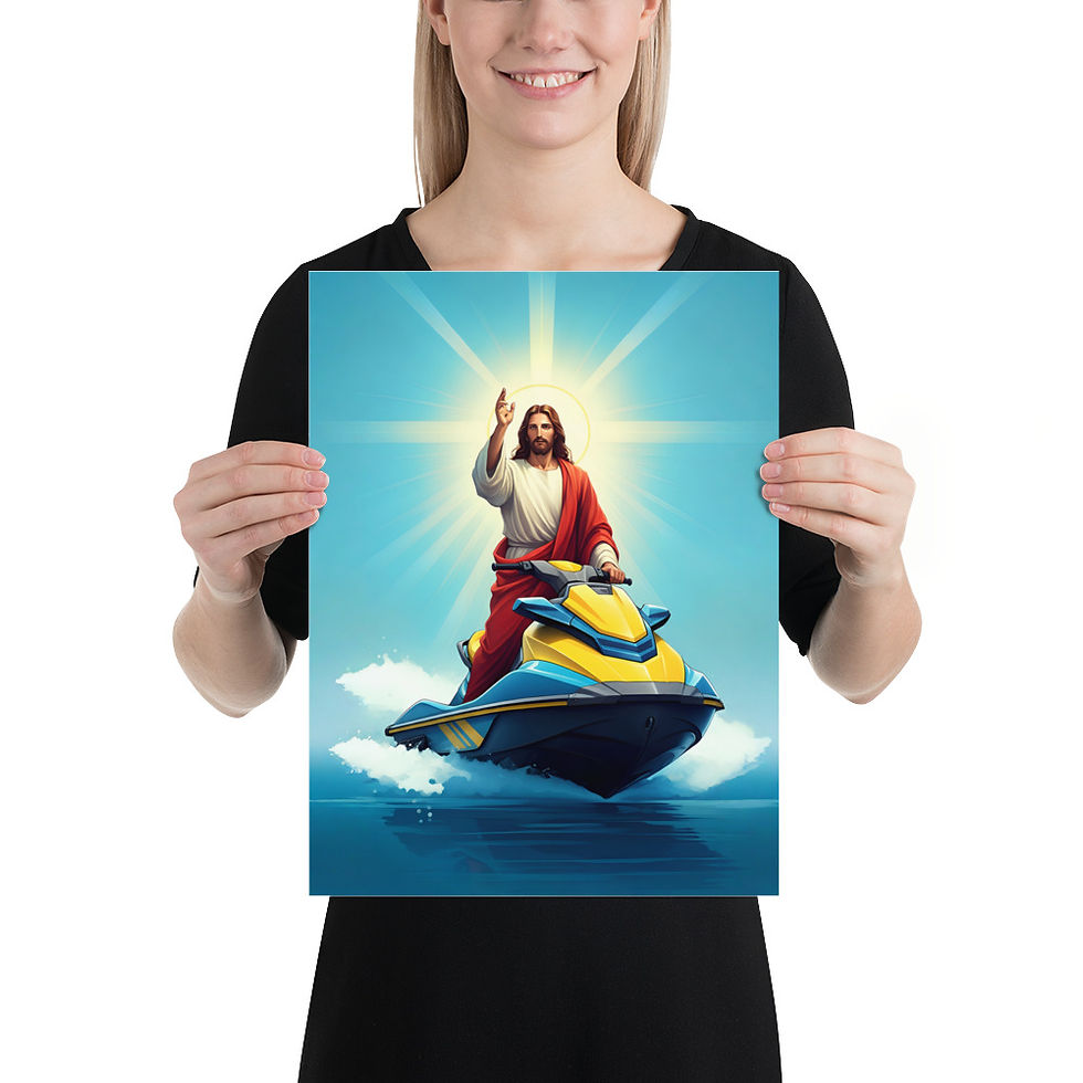 Photo Paper Poster - What Would Jesus Really Do 