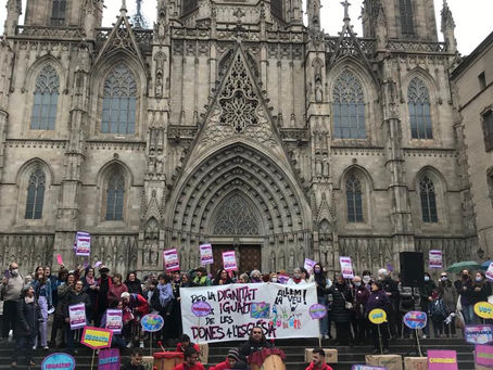 A L'ESGLÉSIA AMB VEU I VOT. Avui 6 de març tornem a alçar la veu.