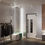 Thumbnail: Front Exterior Prehung Steel Door / Ronex 1205 Bronze Oak / Entry Metal Modern P
