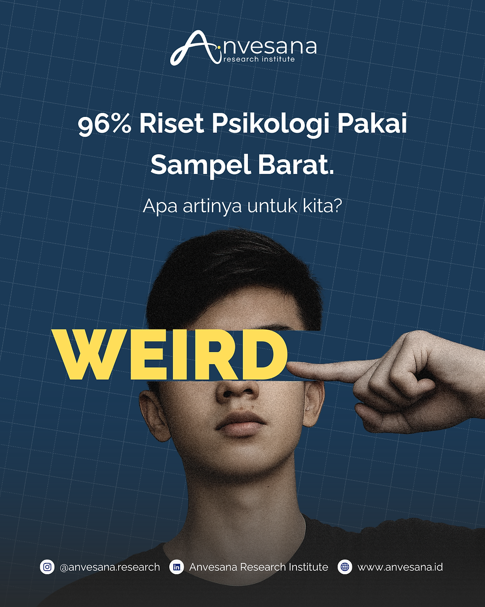 Bias WEIRD dalam Psikologi: Apa Artinya untuk Pengukuran Kognitif di Indonesia?