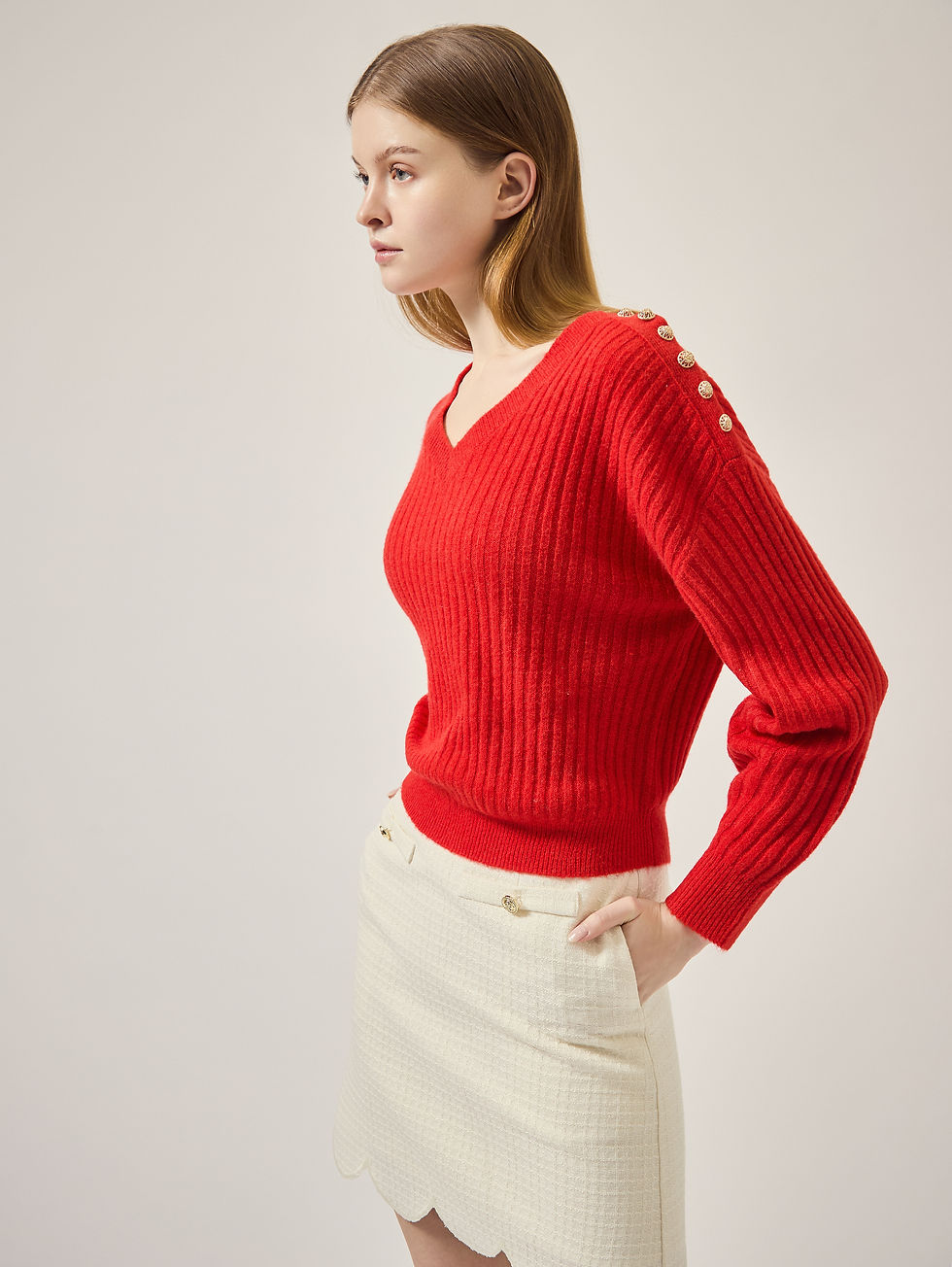 Thumbnail: Shoulder buttons pullover