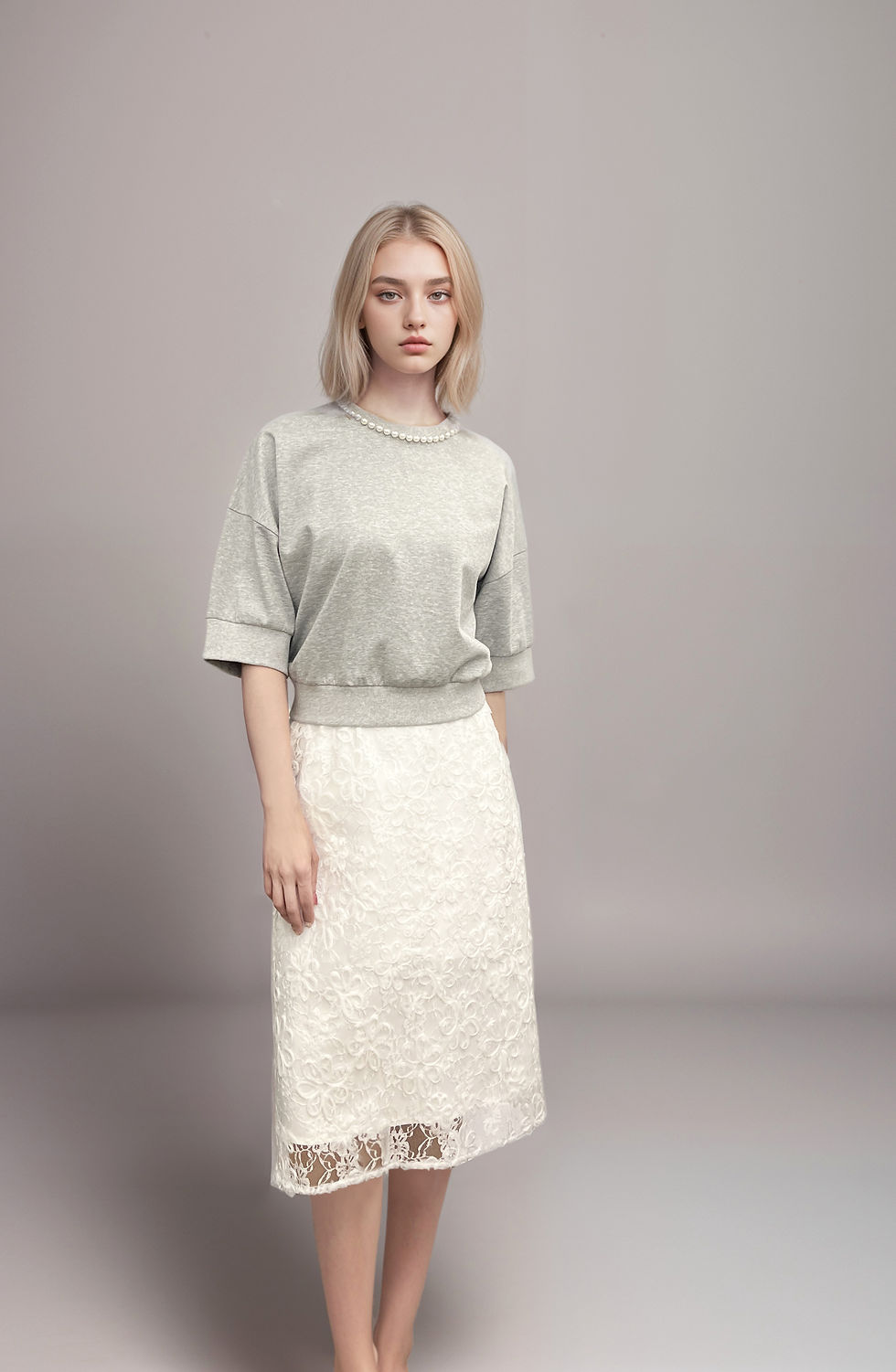 縮圖：Pearl crop sweatshirt
