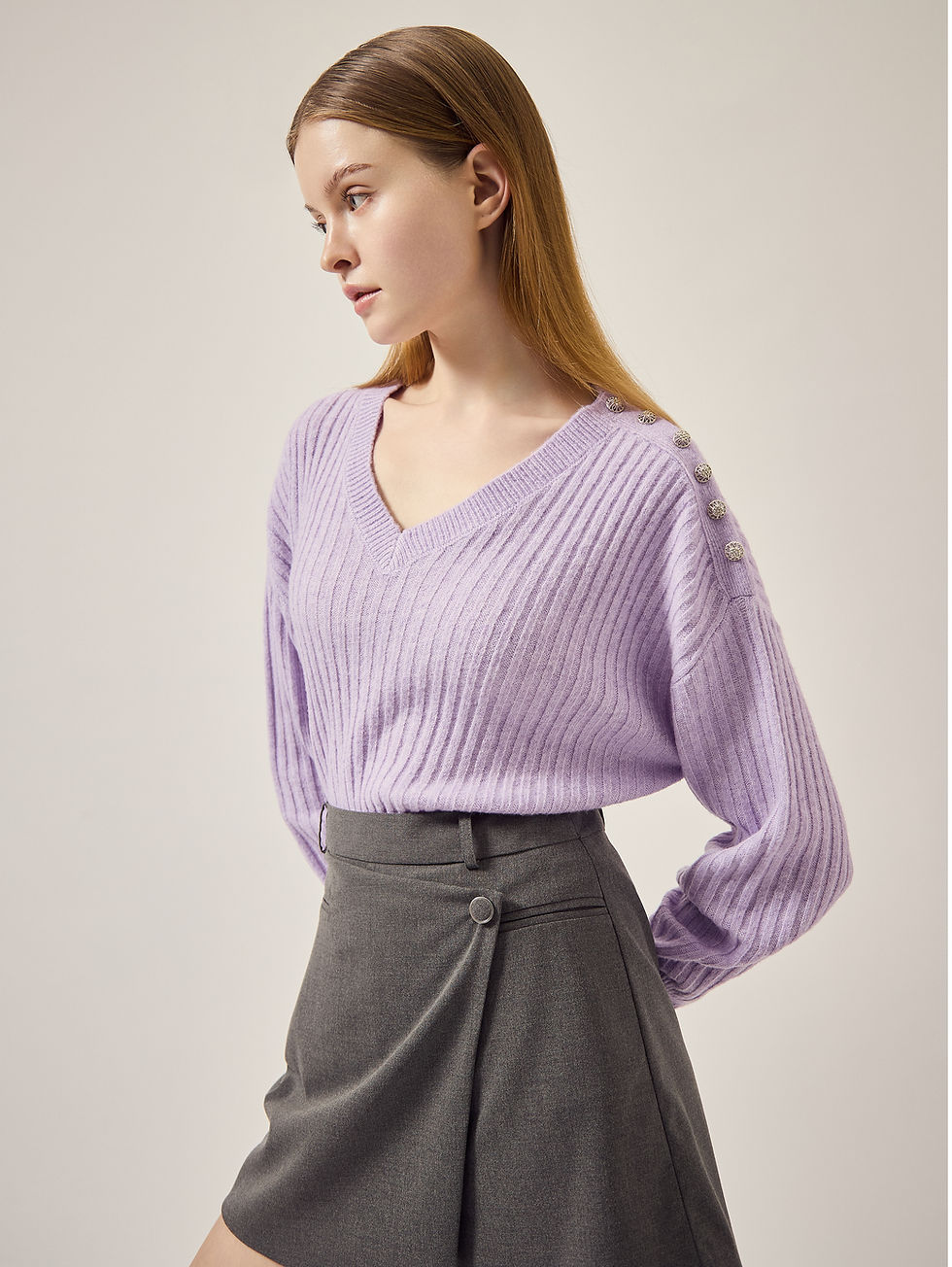 Thumbnail: Shoulder buttons pullover