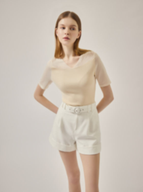 Mesh trim top
