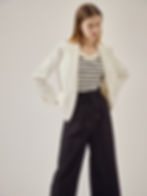 縮圖：Stripe metal chain top