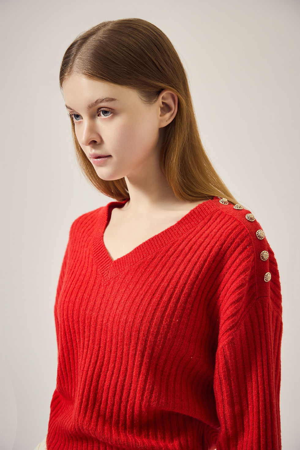 Thumbnail: Shoulder buttons pullover