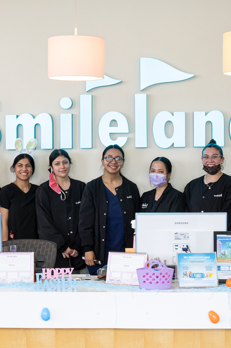 Smileland Dentistry for Kids Visalia California staff.
