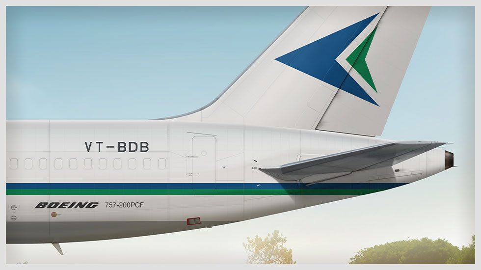 Blue Dart Aviation Boeing 757-200 PCF VT-BDB | posterjet-2