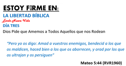 ESTOY FIRME EN: La Libertad Bíblica - Día Tres (Sesión 6)
