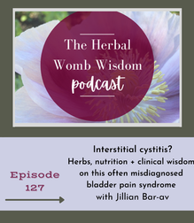 Jillian Talks About Interstitial Cystitis on the Herbal Womb Wisdom Podcast