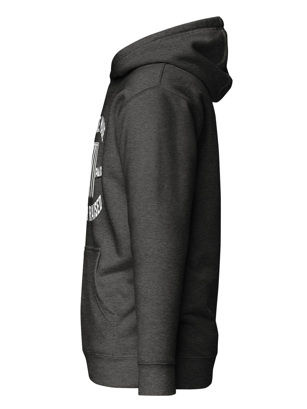 Digger Raised Crest Hoodie – Maine worm digger heritage pullover by Maine Low Tide Threads