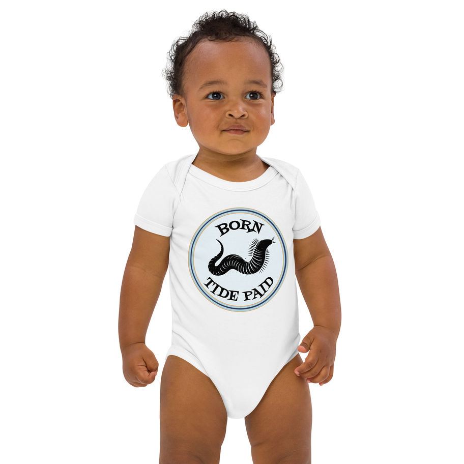 Born Tide Paid baby Onsie coastal Maine baby outfit