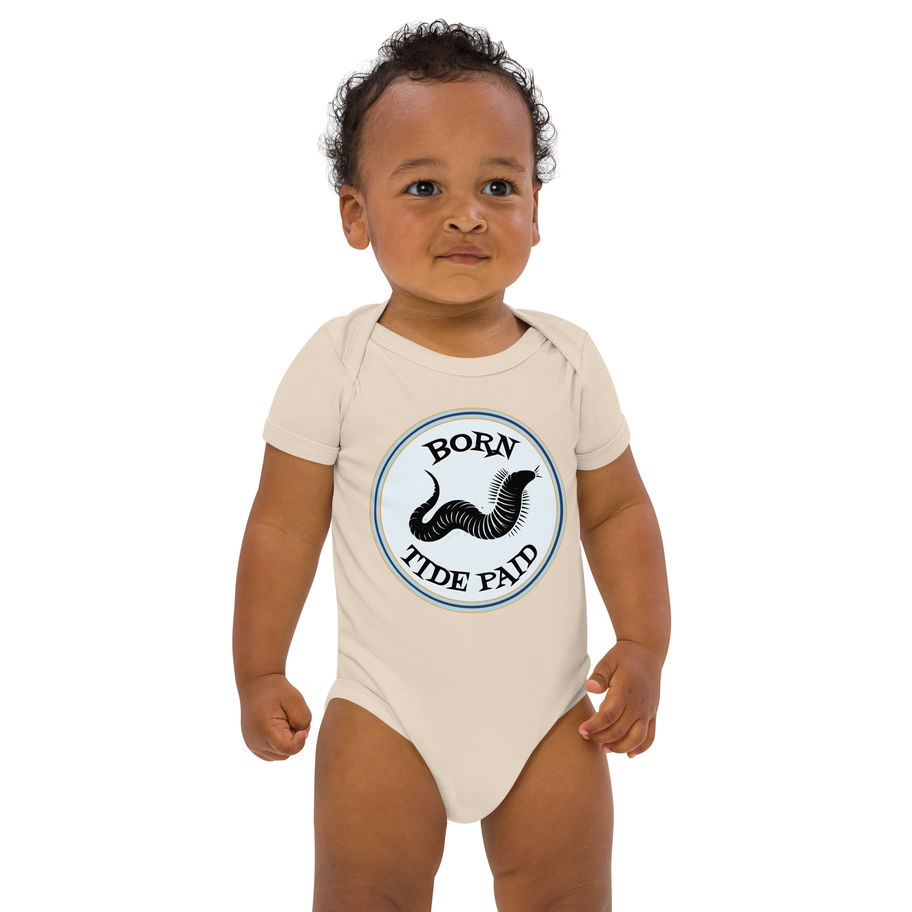 Born Tide Paid baby Onsie coastal Maine baby outfit