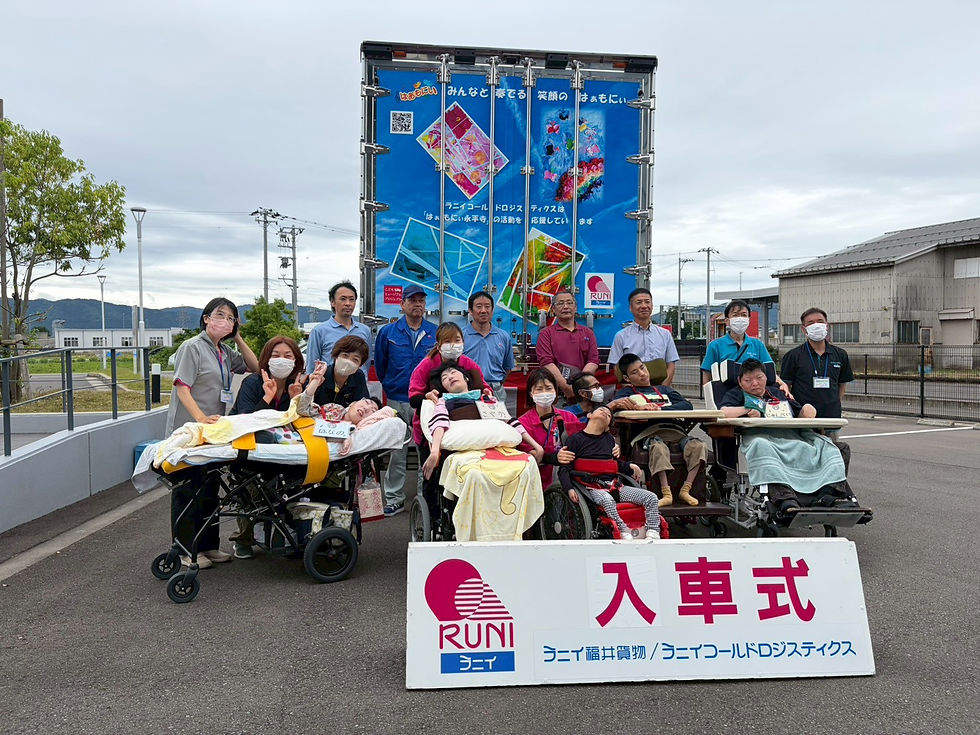 ラニィ福井貨物様「こどもミュージアムトラック」入車式に参加しました🚛✨