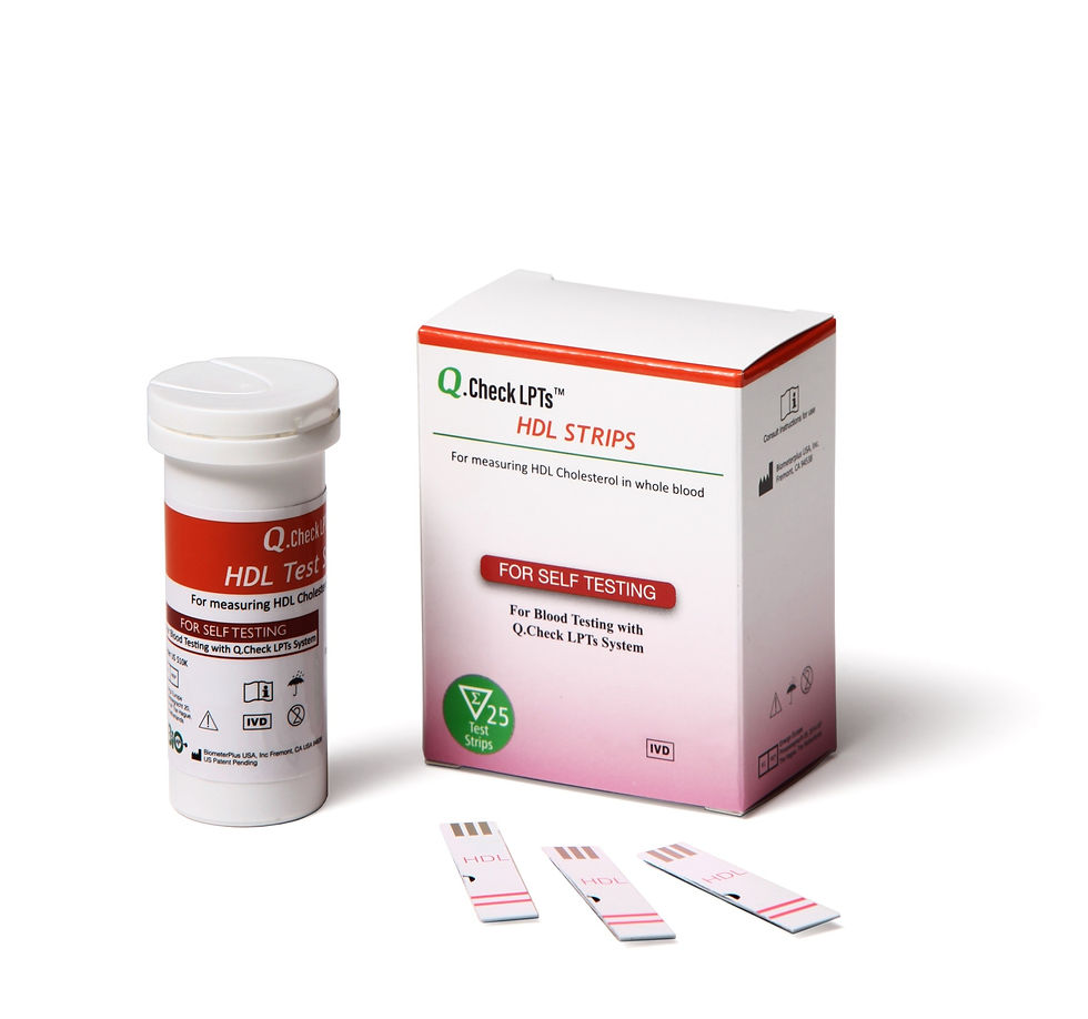 Q.Check HDL Test Strips 25PCS/PKG