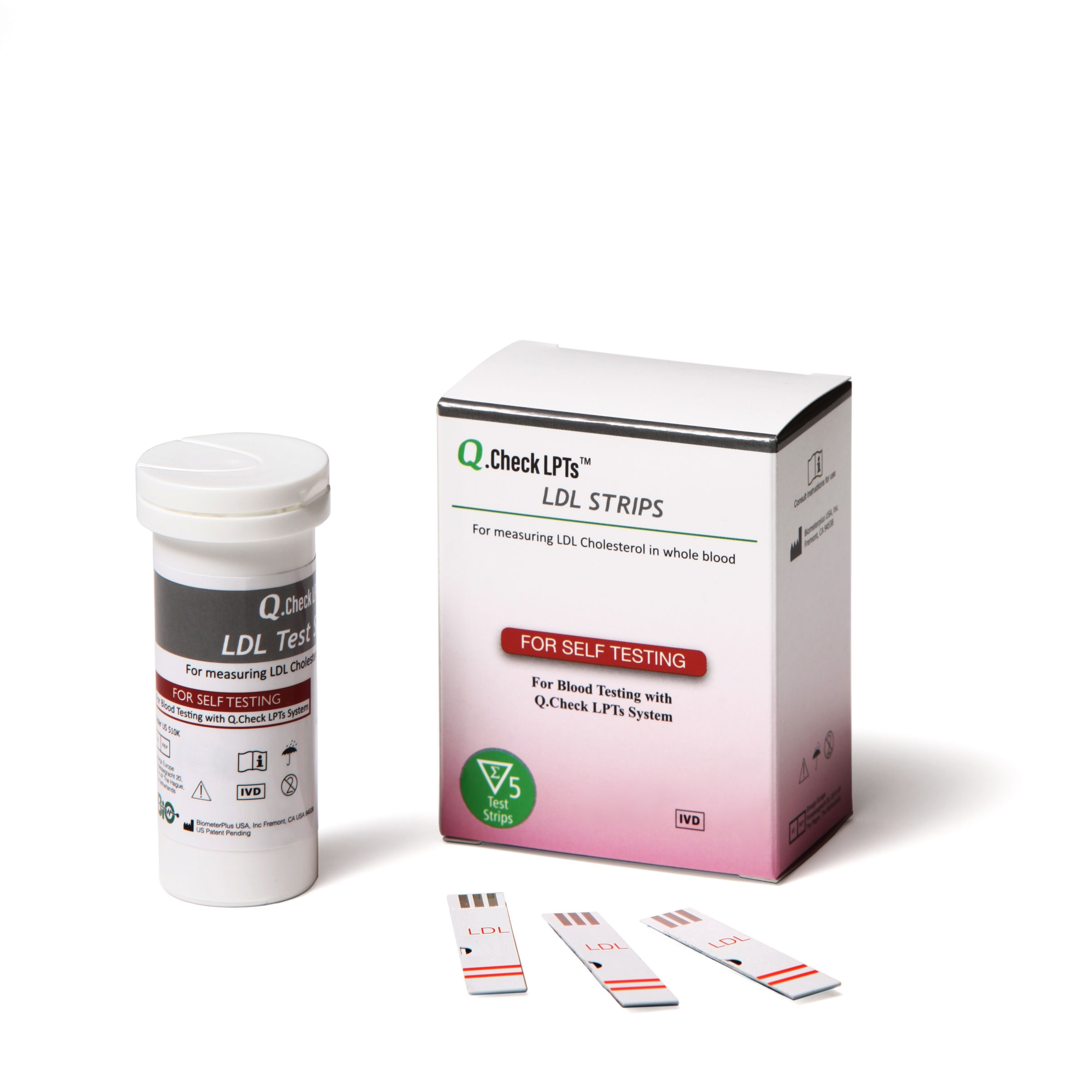 Q.Check LDL Test Strips 5PCS/PKG