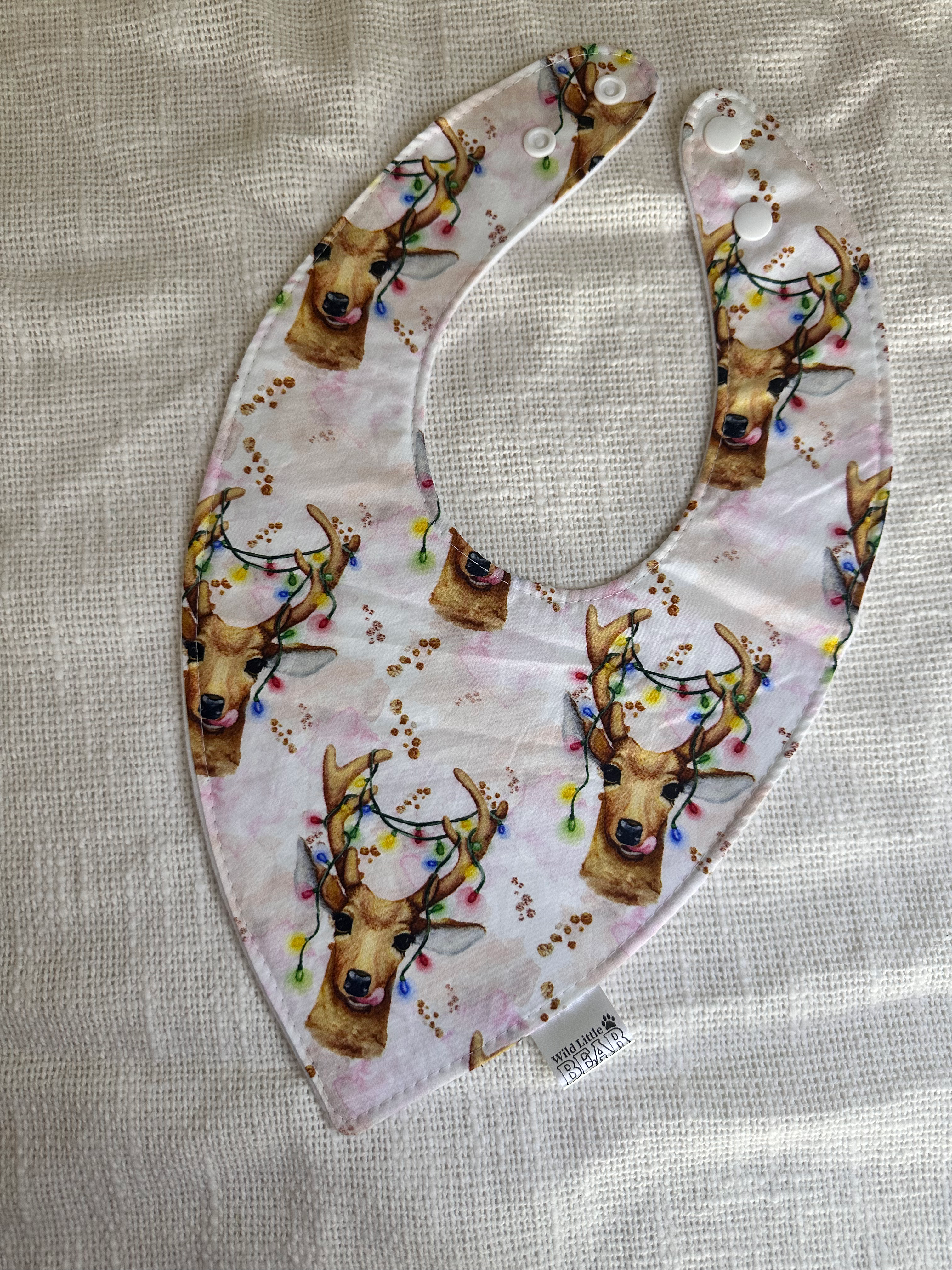 Pink Lights Bandana Bib