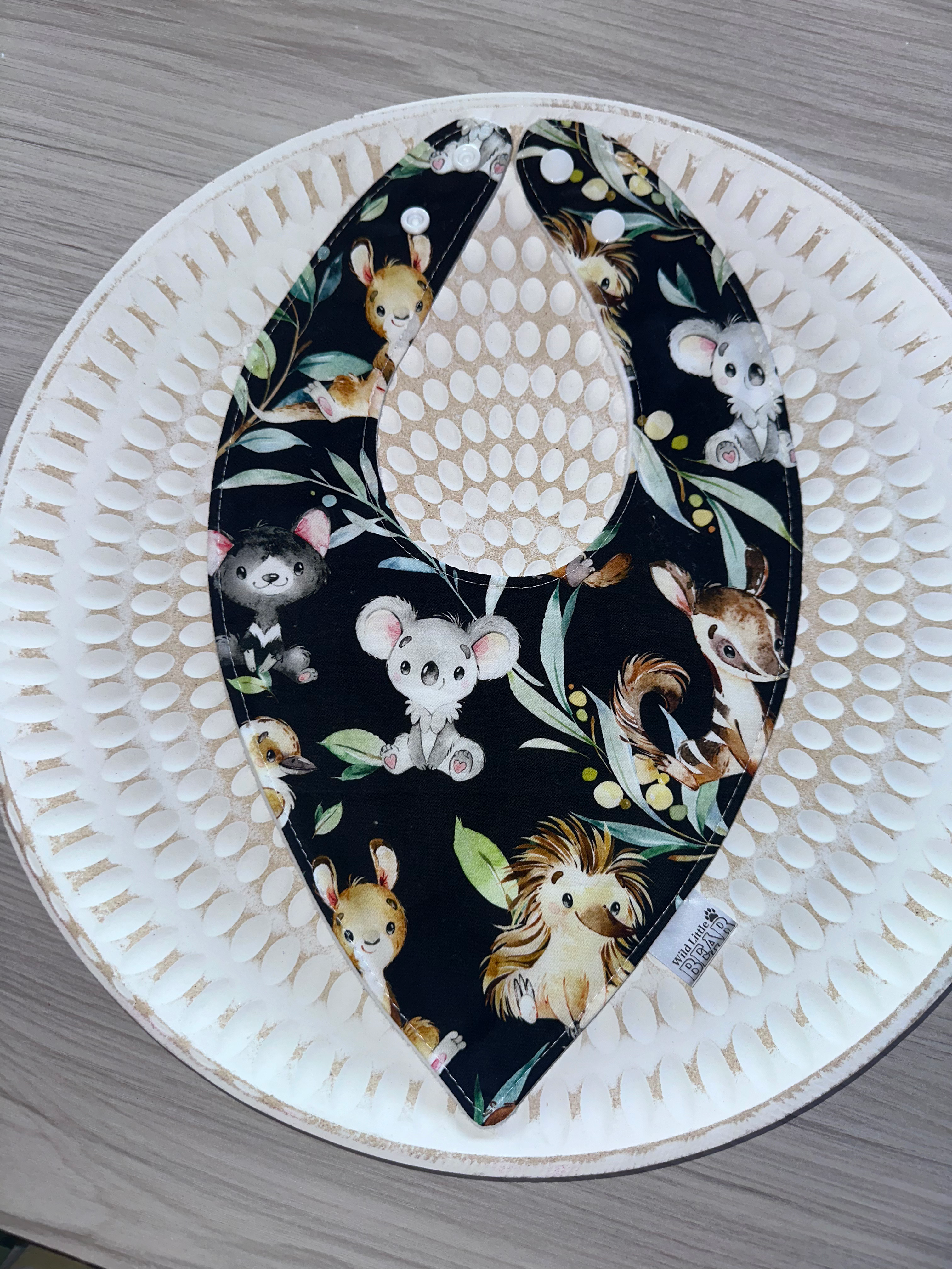 Black Wattle Bandana Bib