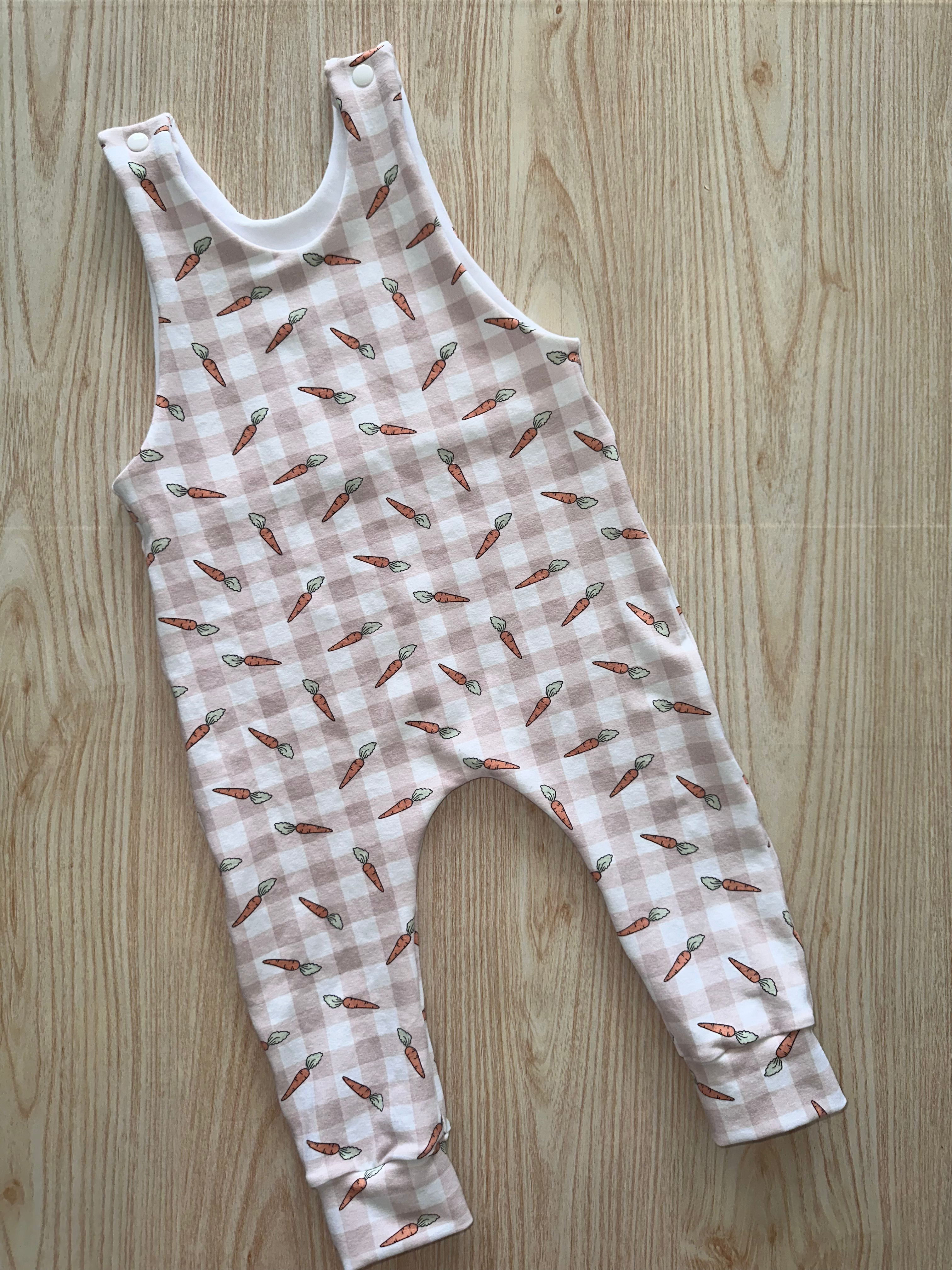 Peter's Patch - Pink Knit Romper