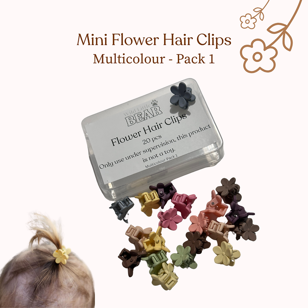 Mini Flower Hair Clips
