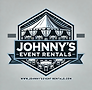 Logo, Johnny's event rentals, party rentals